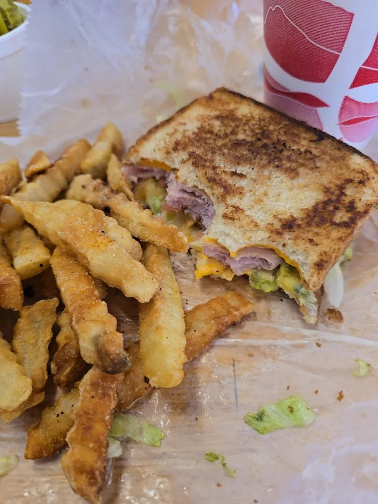 Grilled Ham and Cheese Combo